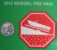 California quagga mussel prevention sticker